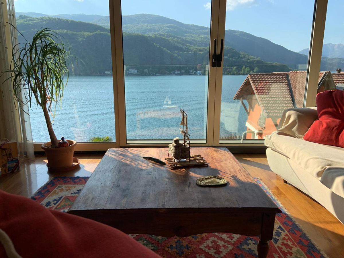 B&B Dolce Vista Al Lago Lugano Porto Ceresio Eksteriør bilde